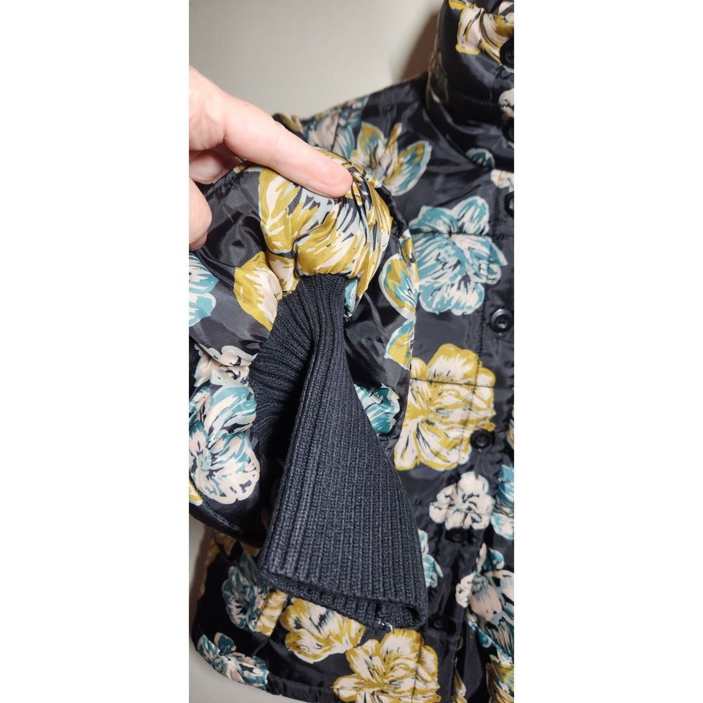 JACKET, NEW Anthropologie Floral Printed Puffer Jacket, Size Small - Picture 10 of 15